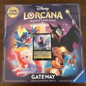 D23 2024 Exclusive Mickey Playful Sorcerer Lorcana Trading Card